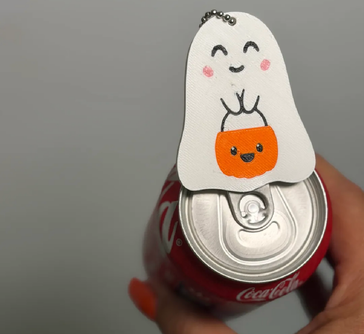 PUMPKIN GHOST CAN TAB OPENER
