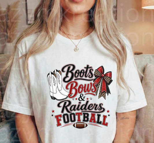 BOOTS BOWS AND RAIDERS