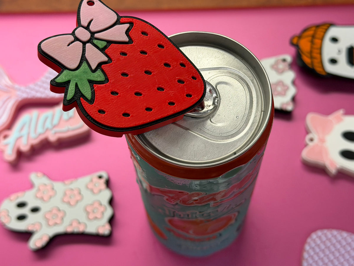 STRAWBERRY CAN TAB OPENER