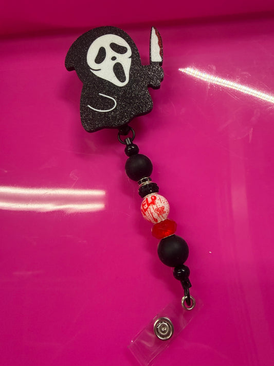 BEADED BADGE REEL GF KNIFE