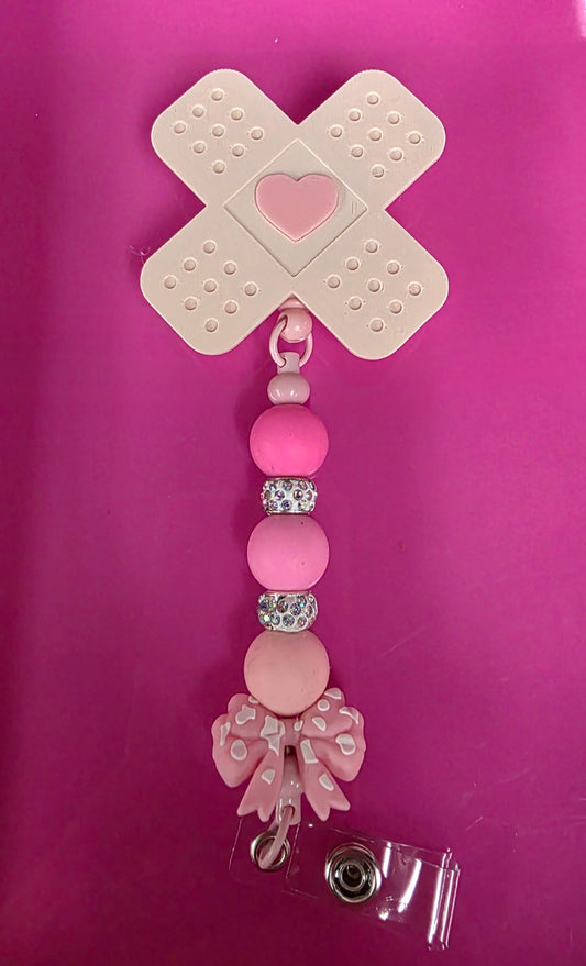 BEADED BADGE REEL BAND AID
